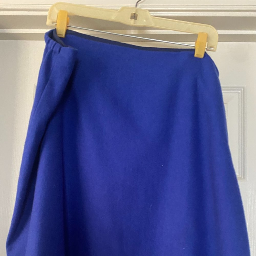 Talbots royal blue fully lined pencil skirt